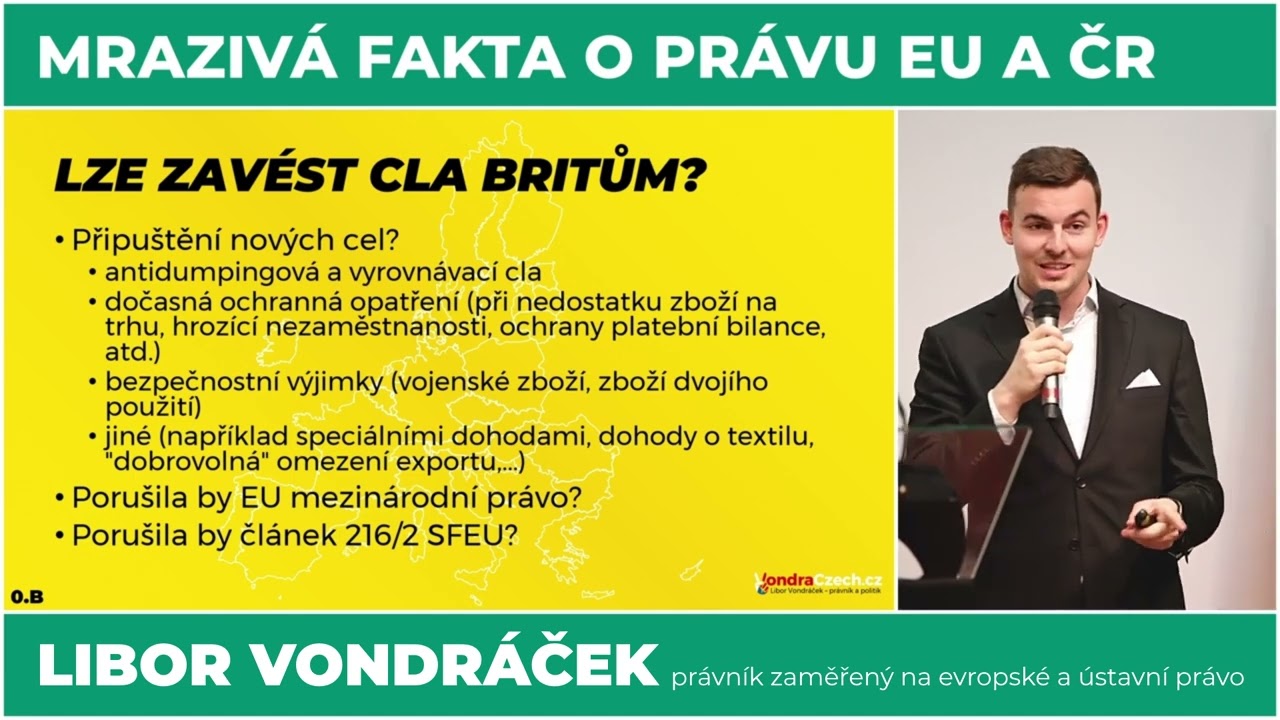 Institut CEVRO 1.5.2023: Libor Vondráček - Mrazivá fakta o právu EU