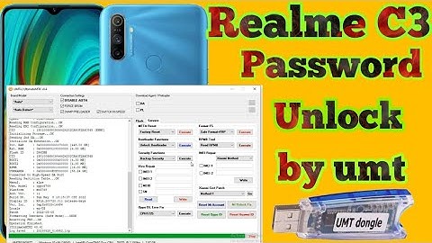 Realme C3 unlock password & pattern one click umt| the soil boy