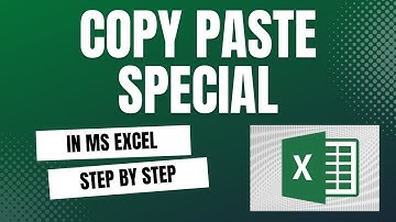 How to Use Copy Paste Special in Microsoft Excel 2016 - Make your work easier!