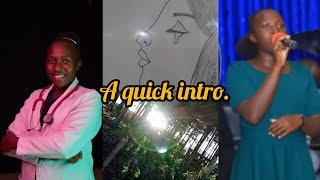Meet me.// A quick intro