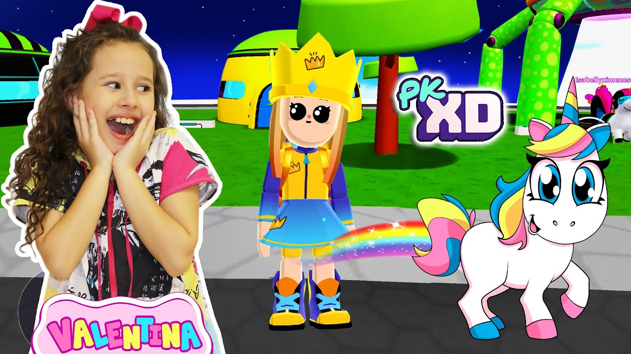 ACHEI UM UNICÓRNIO NO PK XD - Valentina Pontes