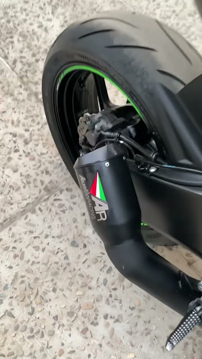 KAWASAKI NINJA ZX6R😘 AUSTIN RACING EXHAUST SOUND 🔥#kawasaki #zx6r #shorts