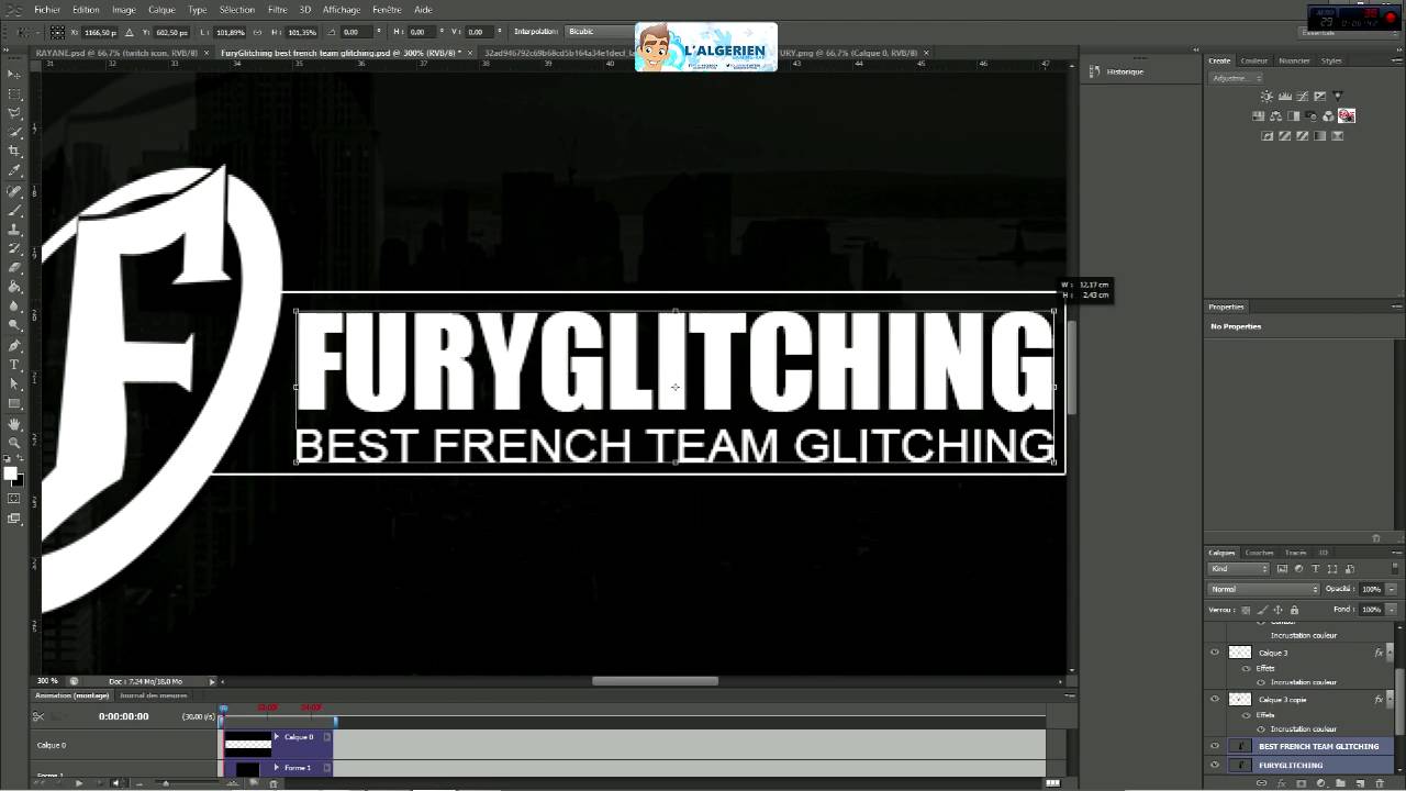 SPEED ARTS FURYGLITCHING 2D | By FuryL'ALGE RIEN