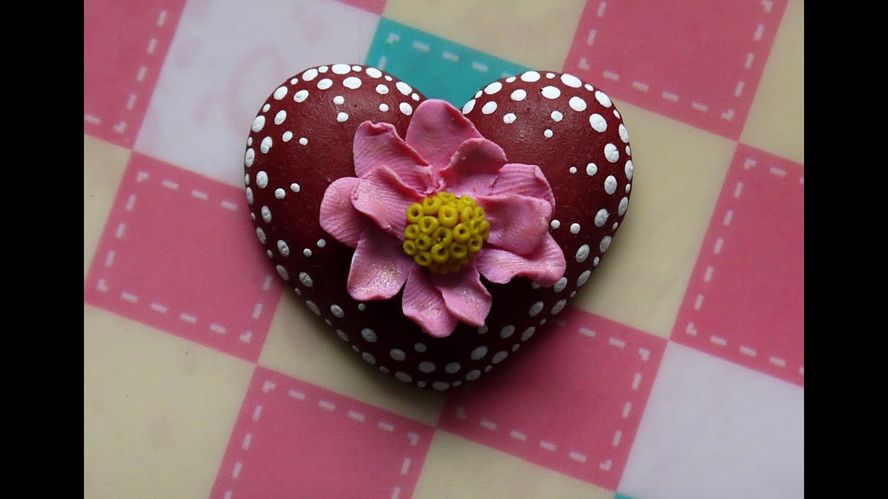 Tutorial Polymer Clay Flower YouTube