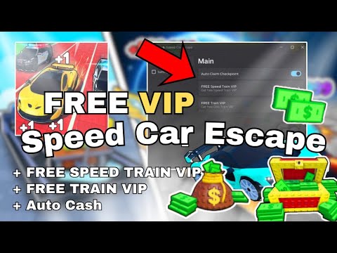 💸Auto Cash Speed Car Escape Script [ ⭐ FREE VIP ] - YouTube