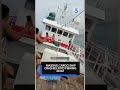 Massive cargo ship crashes into fishing boat