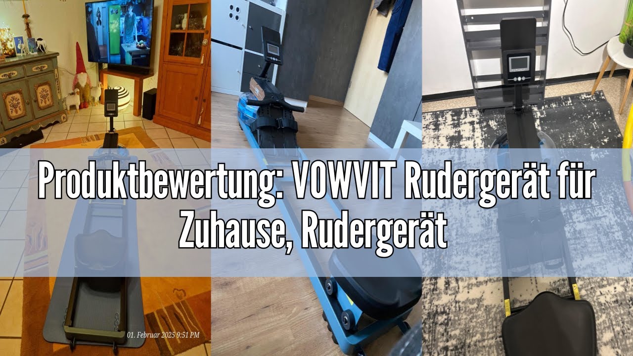 Recensione del VOWVIT Vogatori,Vogatore Professionale per Casa,Vogatore Pieghevole con Resistenza ad