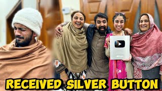 Silver Play button a gya ♥️ | Rajab bhai ko bht tang kiya 😂