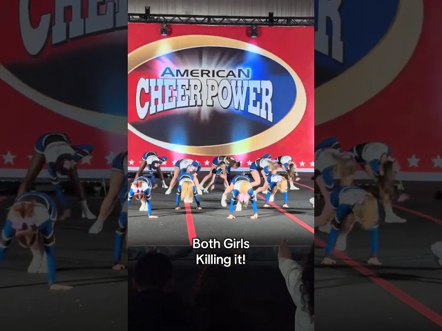 Cheer routine | Both our girls killing it together! #cheerleading #cheerathletics