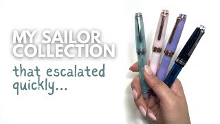 My Sailor Fountain Pen Collection // A year ago, I didn't even have one and now... a collection!