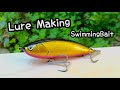 【lure making】How to make a Swimming Bait handmade lure making
