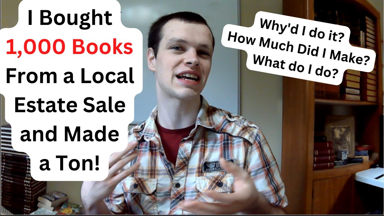I Picked Up a Thousand Books from a Local Estate Sale - An eBay Reseller's HUGE Score (Part One)