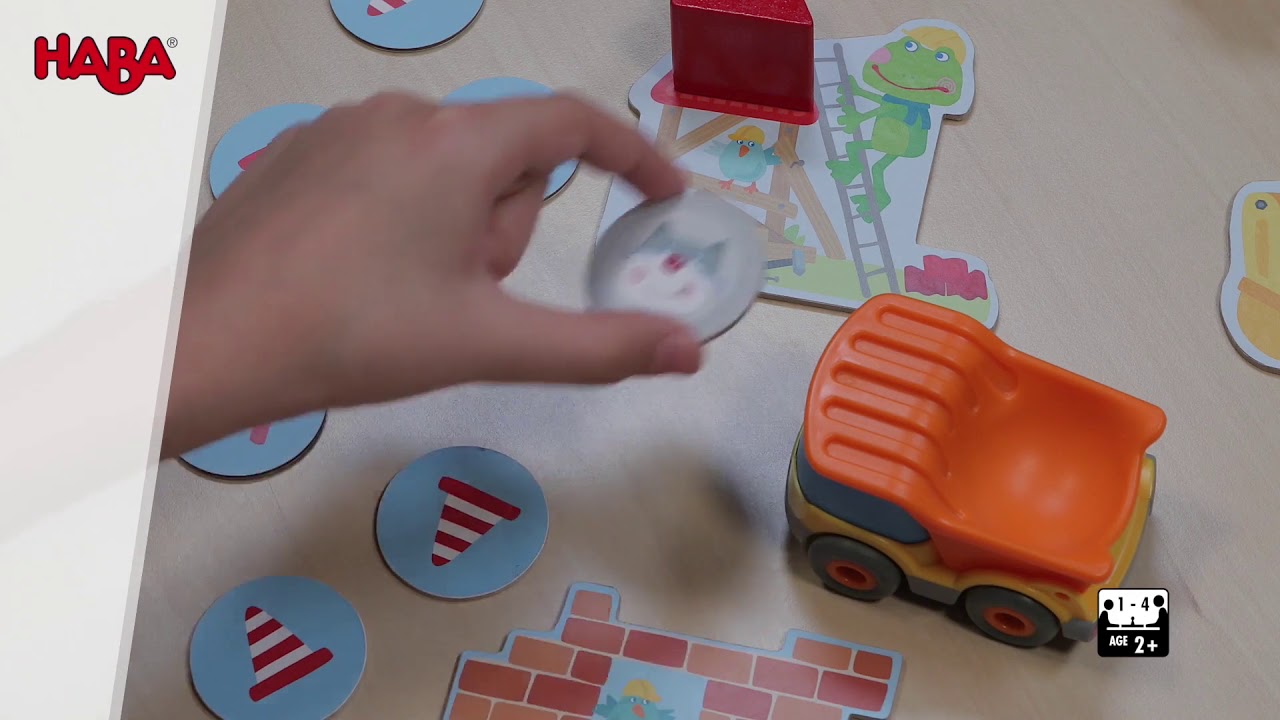 HABA My very first games "building site " Demo Video (english with Chinese Subtitle)