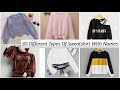 Top 30 different types of sweatshirt with namesgirls fashion world