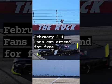 Rockingham test moved! February 3-4. Fans can attend free. #nascar #racing #northcarolina #auto