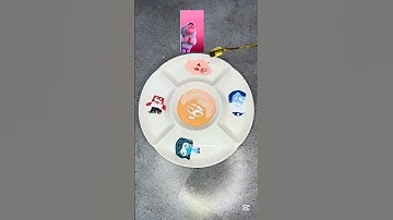 Making all emotions #insideout2 #insideout #colormixing #satisfying