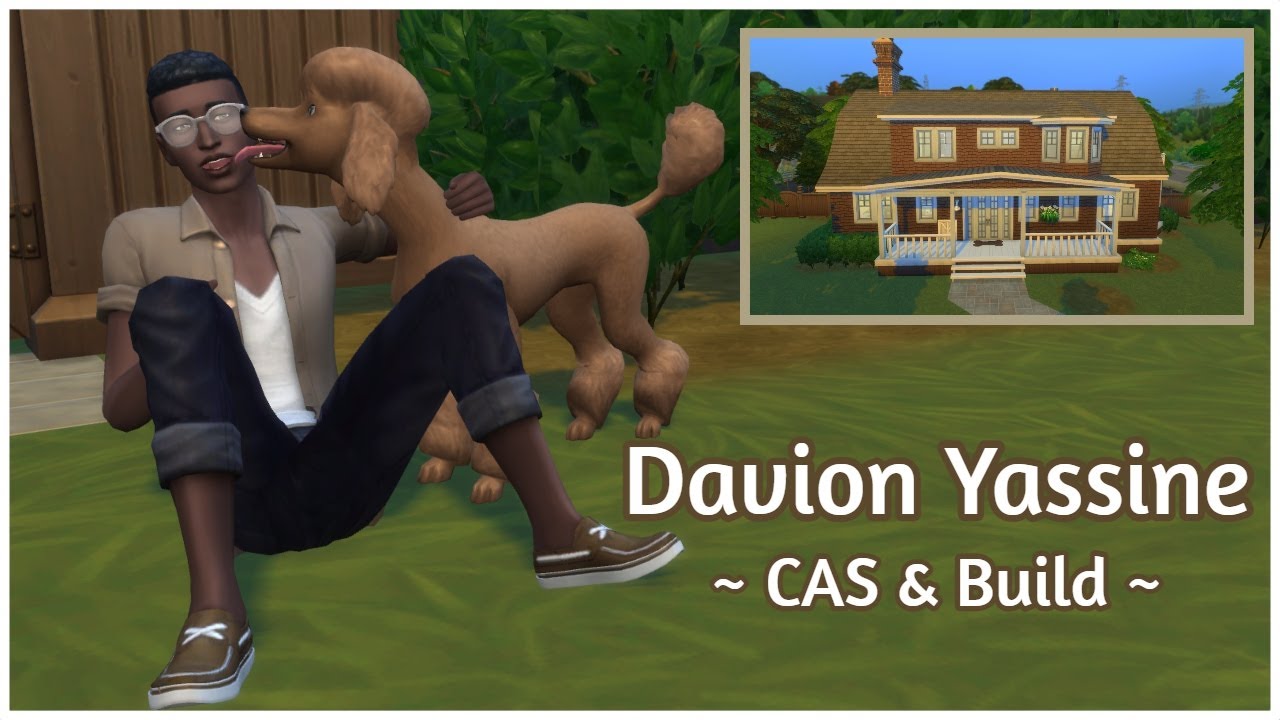 Sims 4 CAS + Build// Moving in Davion Yassine ||KWGD ATW #21