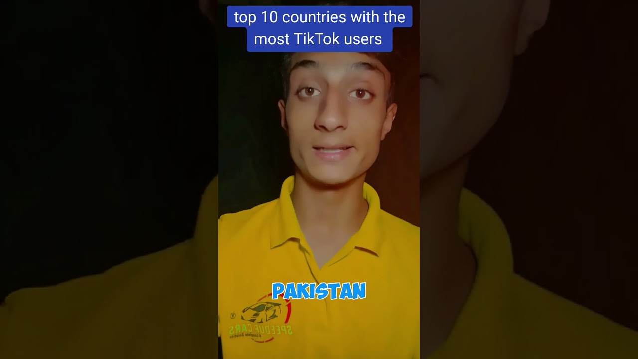 top 10 countries with the most tiktok user