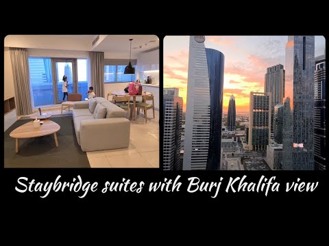 Staybridge Suites With Burj Khalifa View Financial Center Dubai Apartments Burj Khalifa Apartment