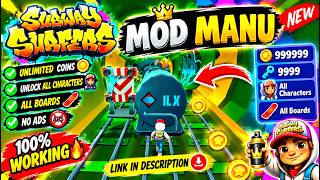 🚀 Subway Surfers Mod Manu Gameplay 😍 New Update, Crazy Train & Unlimited Coins 🔥| Op Sunil 
