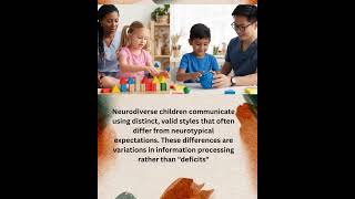 Neurodiverse children have different pattern of communication#shorts #youtubeshorts #autism