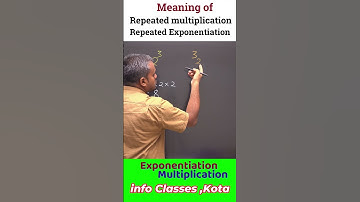 Indices Repeated multiplication | Repeated Exponentiation  #algebra #math #kotacoaching #education