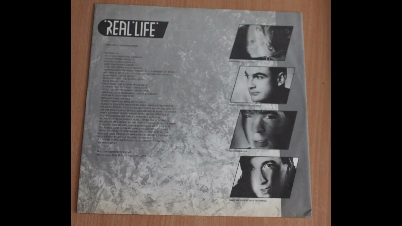 Ver Real Life .- Face to face. (1985. Vinilo) en YouTube Ver Real Life .- Face to face. (1985. Vinilo) en YouTube