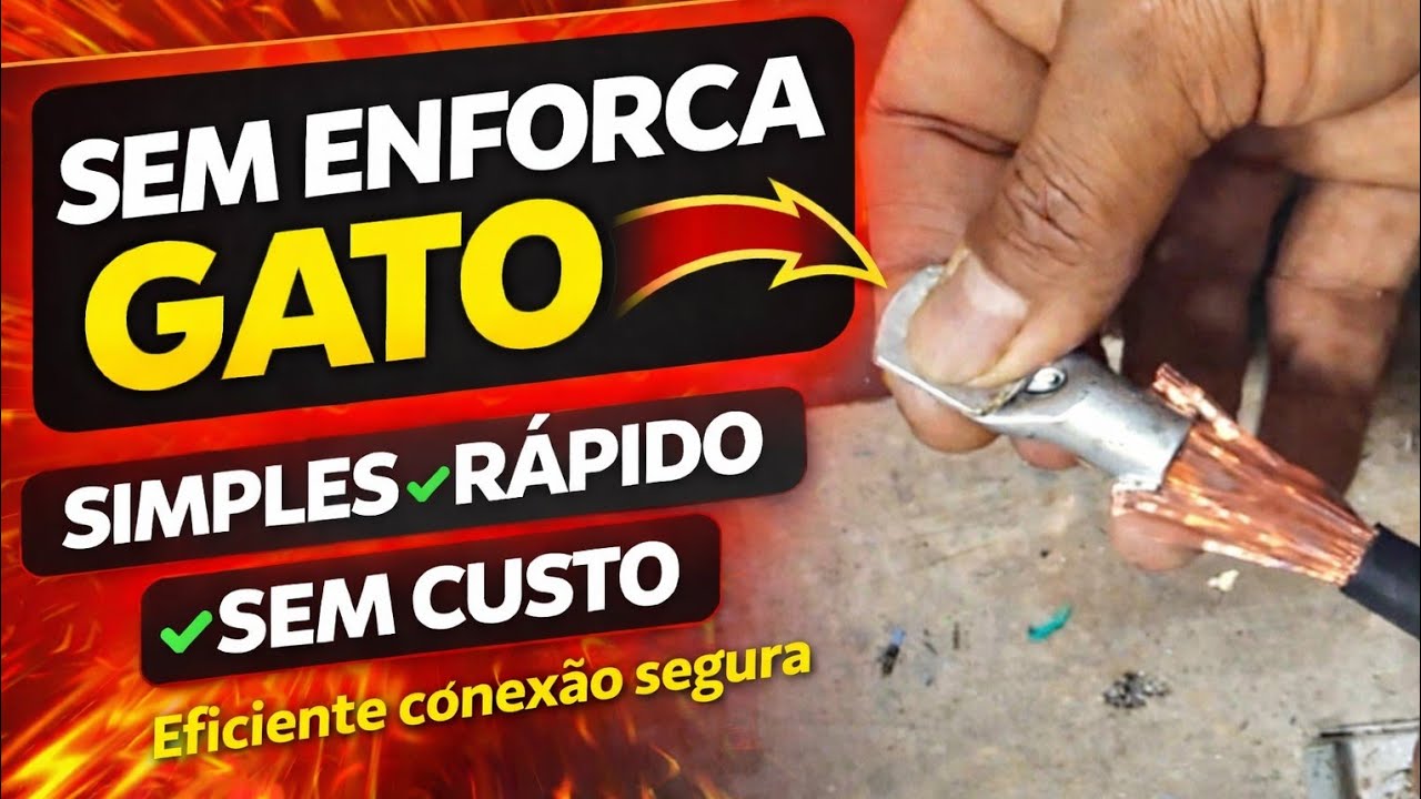 Cabo elétrico no terminal 