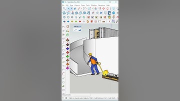 Easiest Way to Create a Curved Ramp in SketchUp #rampsketchup
