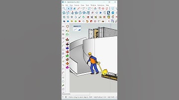 Easiest Way to Create a Curved Ramp in SketchUp #rampsketchup