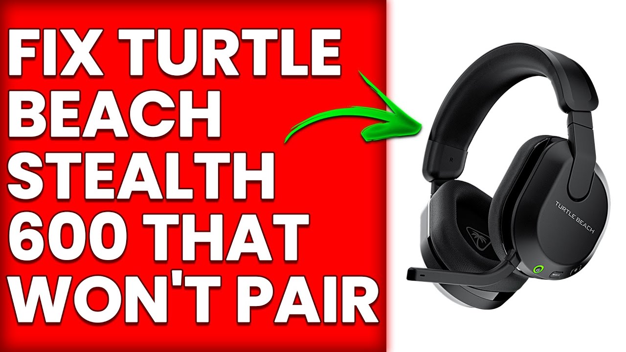 How To Fix Turtle Beach Stealth 600 That Won't Pair (Detailed Guide To ...