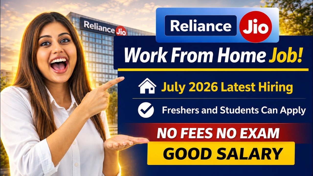 rewrite this title 🔴Reliance Jio – Work from Home Job | For July 2026 🔥 rewrite this title 🔴Reliance Jio – Work from Home Job | For July 2026 🔥