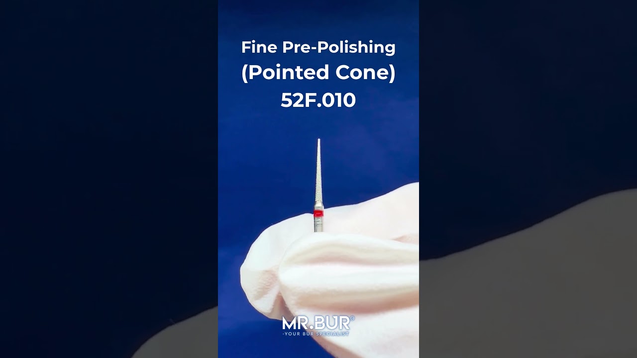 Fine Grit Pre-Polishing Pointed Cone Bur | Diamond Dental Bur