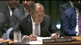 Выступление Сергея Лаврова на заседании Совета Безопасности ООН по Сирии 21.09.2016