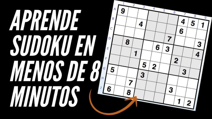 Aprenda a jogar SUDOKU fácil, fácil 🤩 