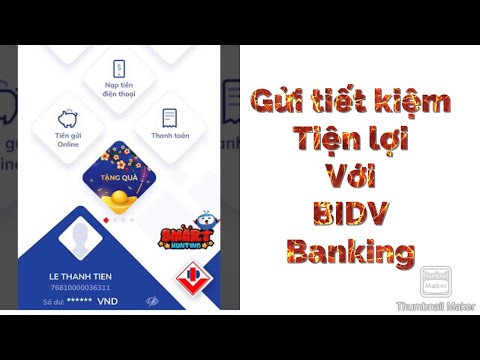 BIDV smartbanking - gửi tiết kiệm bằng điện thoại | Foci