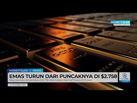Reli Emas Terhenti: Anjloknya Emas Batangan Akibat Imbal Hasil AS! | MoneyTalks News - 24/10/2024