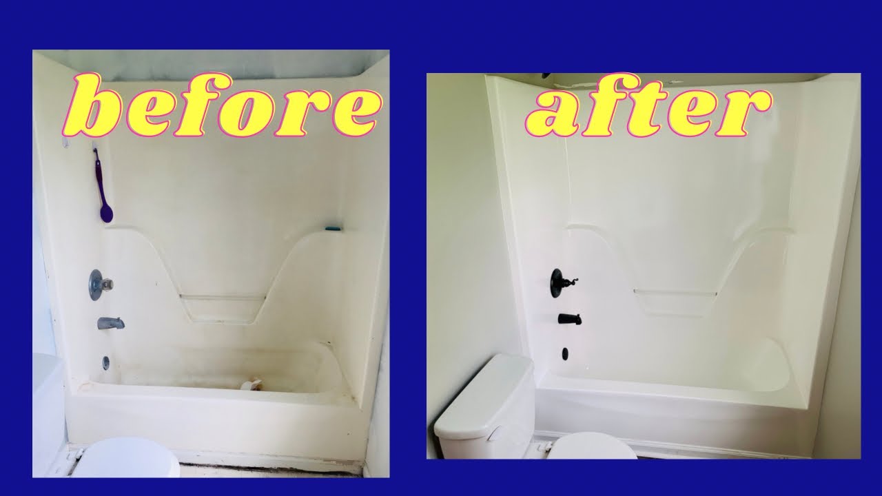 Refinish Fiberglass Bathtub, Surround & Cultured Countertop Refinish
