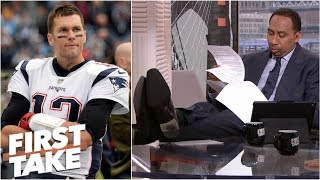 Tom Brady heading for a cliff? Stephen A. has no patience for such 'disrespectful' talk | First Take
