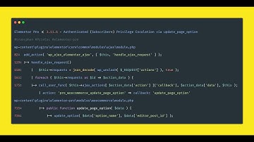 Elementor Pro 3.11.6 - Authenticated Privilege Escalation via update_page_option