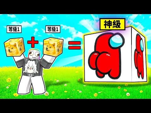 合成神級迷因方塊🤣 ! ! ! 製作合成越高級的迷因就可以獲得越多錢 ! ! !【Roblox 機器磚塊】