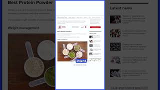 Best Protein Powder SEO Hack 🏋️‍♂️ Optimize Like a Pro!    #shorts