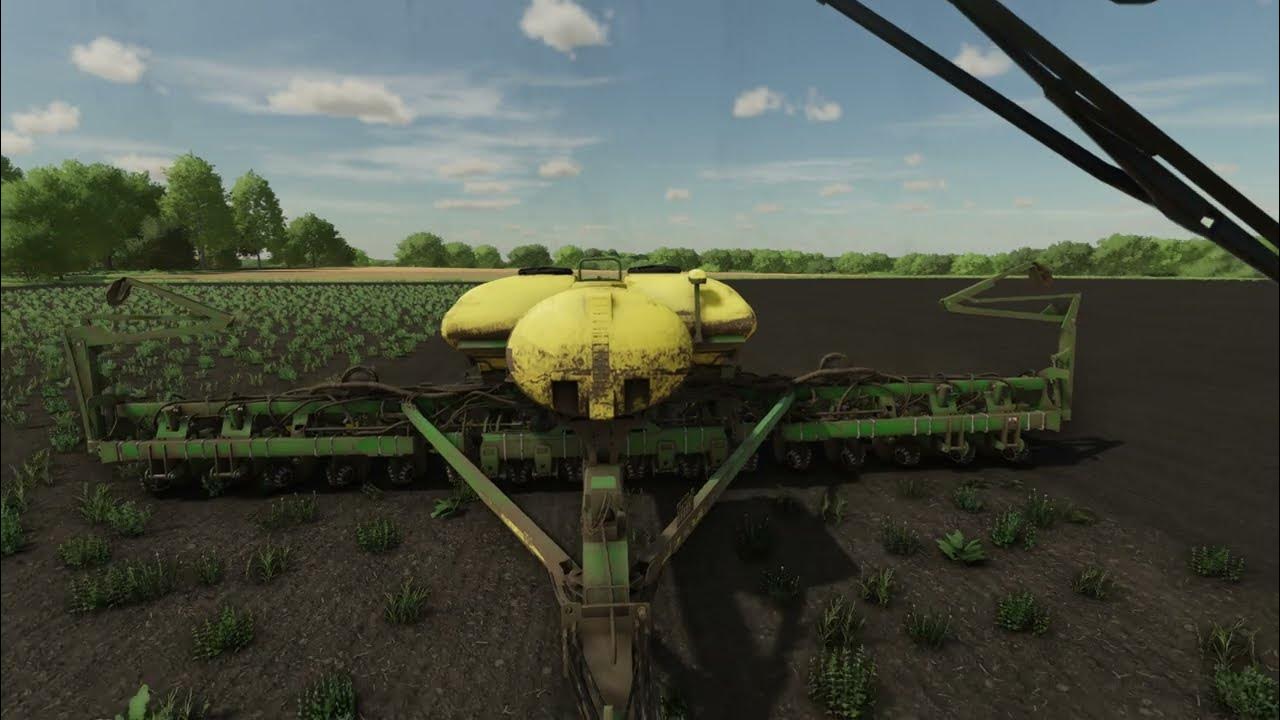 Planting Soybeans - John Deere 1790(BWR) Split row Planter & Kinze 3660