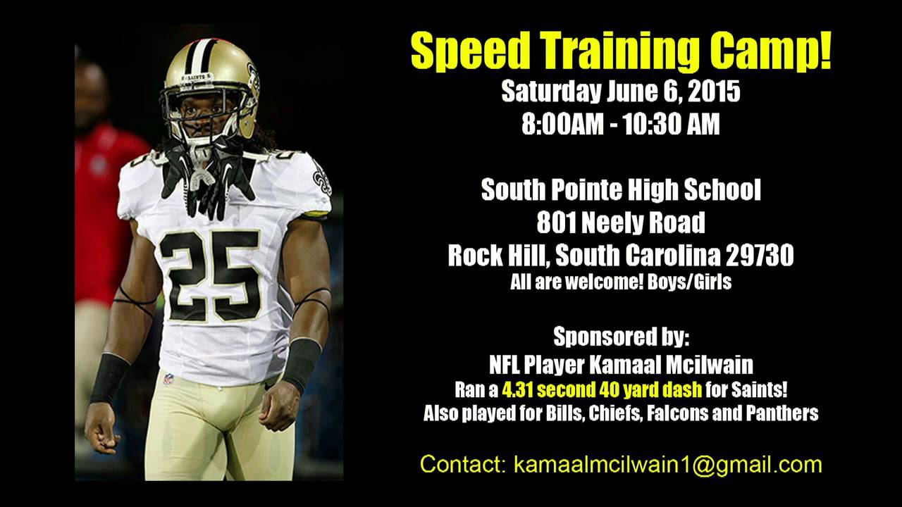 Speed Training Camp June 6 2015 Rock Hill South Carolina