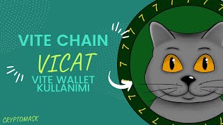 Vicat - Vite Ağı Projesi - Vite Wallet Kullanımı - Merkeziyetsiz Cüzdandan Alım Satım Emri