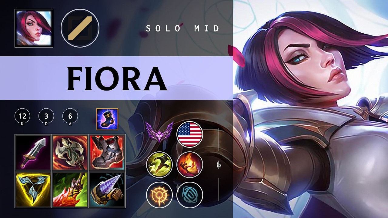 Fiora Mid vs Renekton - NA Master Patch 26.04