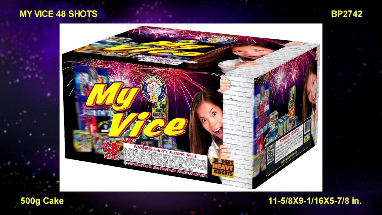 My Vice 500g Cake Fireworks - Rocket Fireworks
