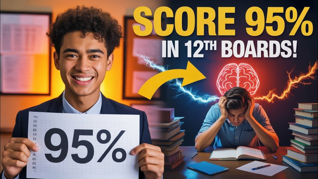 How to score 95% marks🔥Toppers Best Strategy for CBSE Class 12 Board ...