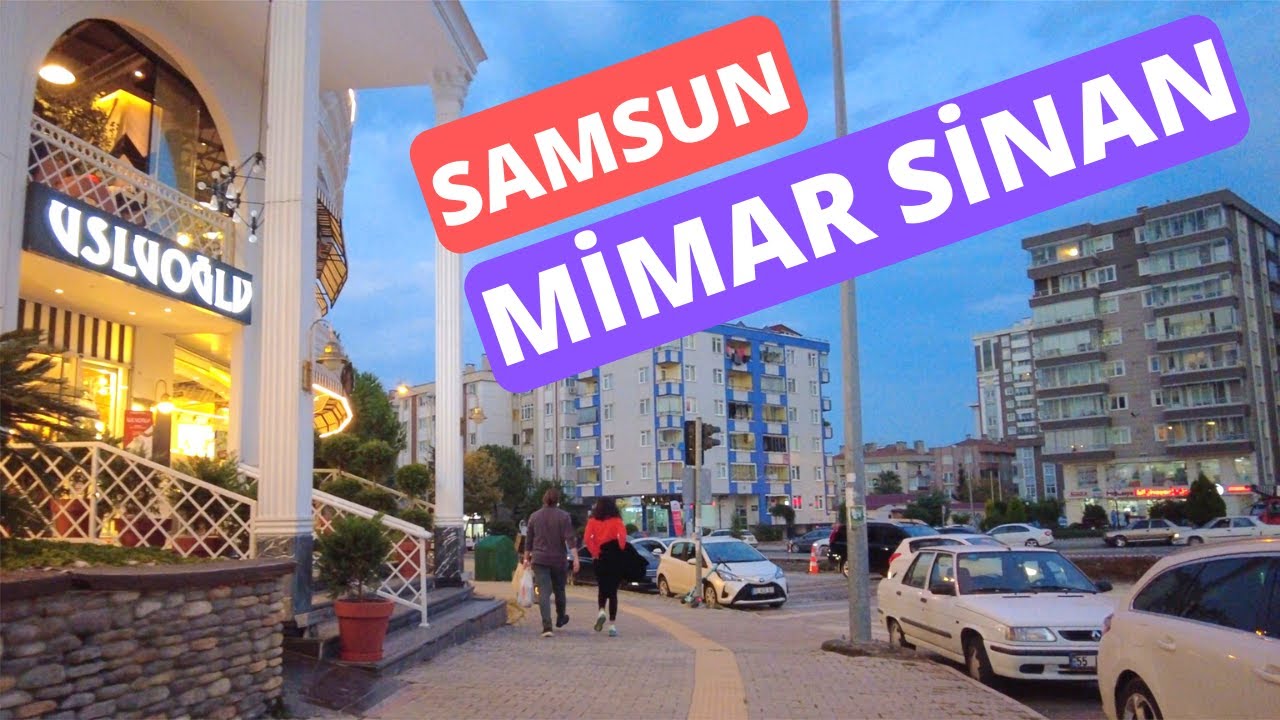 SAMSUN Atakum | Mimar Sinan Mahallesi Cadde Turu & Sahil | TURKEY SAMSUN CITY