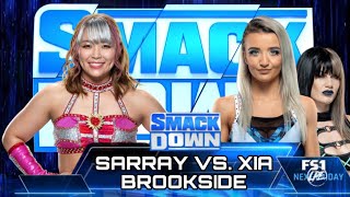 Sarray Vs. Xia Brookside With Blair Davenport Smackdown